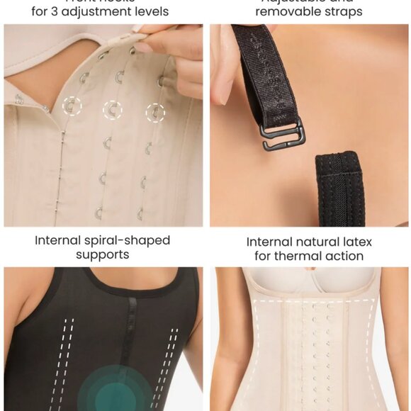 Ultra compressive waist cincher - Style 1331 - Picture 5 of 5